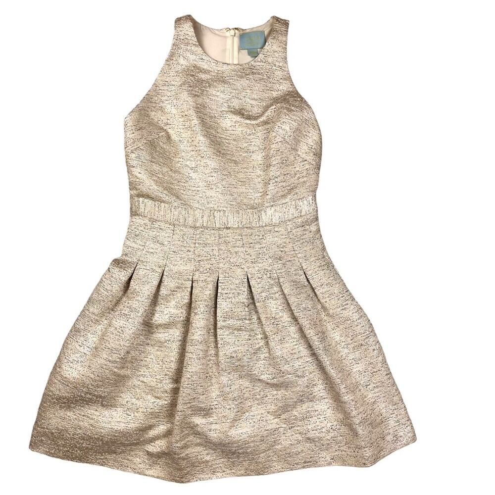 CeCe by Cynthia tweed racer back dress